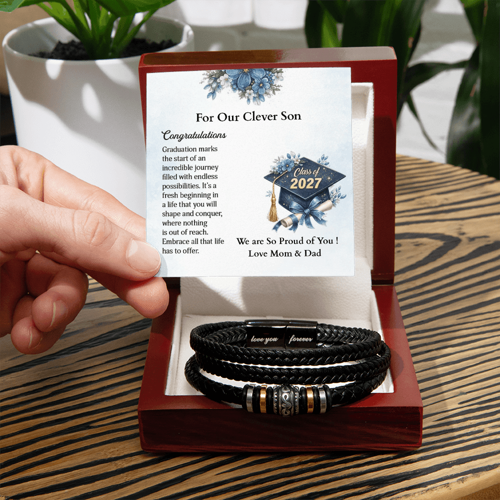 ShineOn-Fulfillment-Jewelry-Mens-Leather-bracelet-in-Luxury-Box-with-LED-Leather-bracelet-Graduation-Gift-for-Son-from-his-Parents.