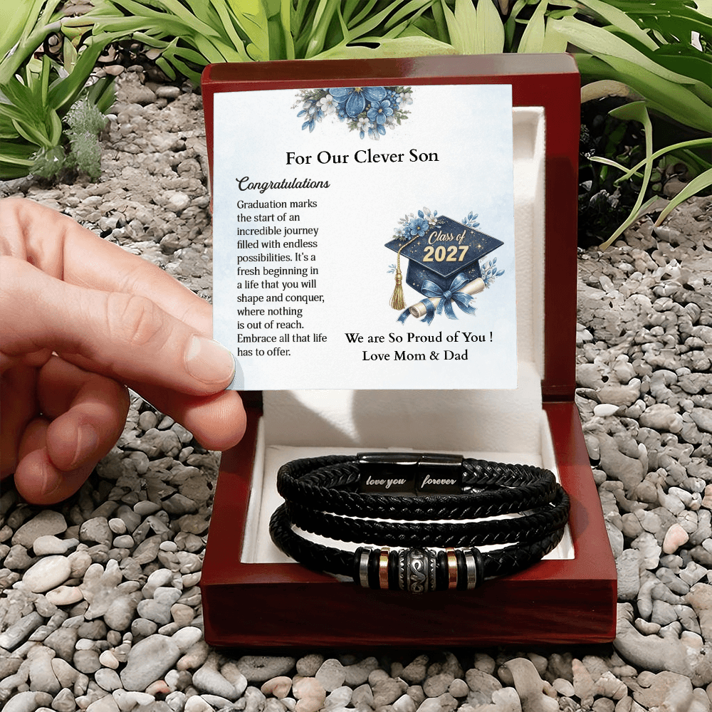 ShineOn-Fulfillment-Jewelry-Mens-Leather-bracelet-in-Luxury-Box-with-LED-Leather-bracelet-Graduation-Gift-for-Son-from-his-Parents.