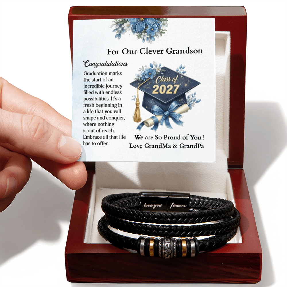 ShineOn-Fulfillment-Jewelry-Mens-Leather-bracelet-in-Luxury-Box-with-LED-Leather-bracelet-Graduation-Gift-for-Grandson
