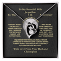 ShineOn-Fulfillment-Jewelry-14k-White-Gold-Finish-Forever-Love-Heart-Pendant-Necklace-in-Standard-gift-Box-Anniversary-Necklace-Gift-For-Wife.