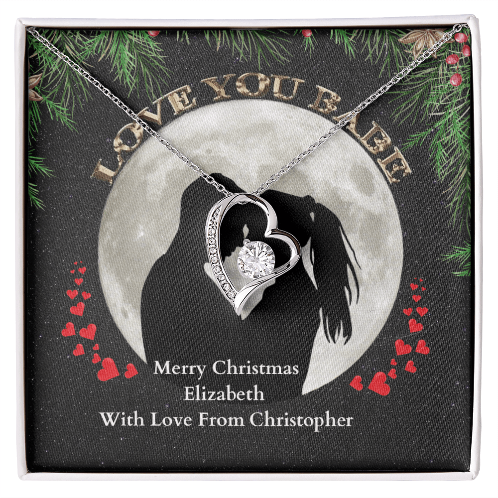 ShineOn-Fulfillment-Jewelry-14k-White-Gold-Finish-Forever-Love-Heart-Pendant-Necklace-in-Standard-Gift-Box-Christmas-necklace-gift-for-her.

