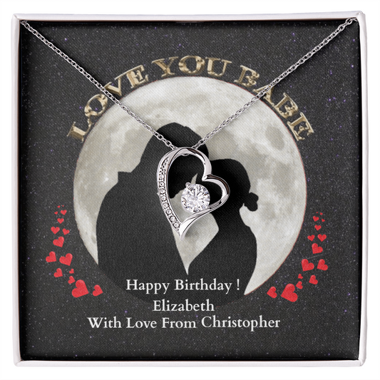 ShineOn-Fulfillment-Jewelry-14k-White-Gold-Finish-Heart-pendant-necklace-in-Standard-Gift-Box-Birthday-necklace-gift-for-her-with-personalized-gift- box-card.

