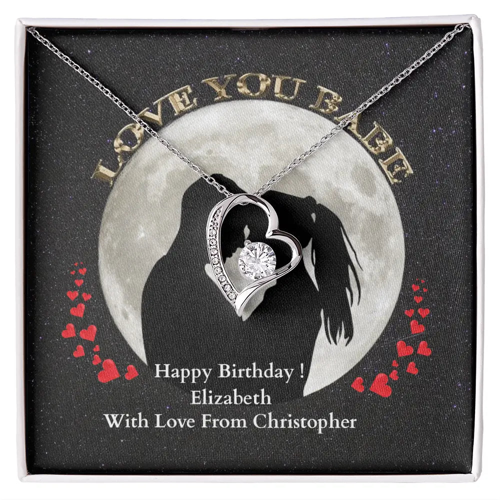 ShineOn-Fulfillment-Jewelry-14k-White-Gold-Finish-Heart-pendant-necklace-in-Standard-Gift-Box-Birthday-necklace-gift-for-girlfriend-with-personalized-gift- box-card.

