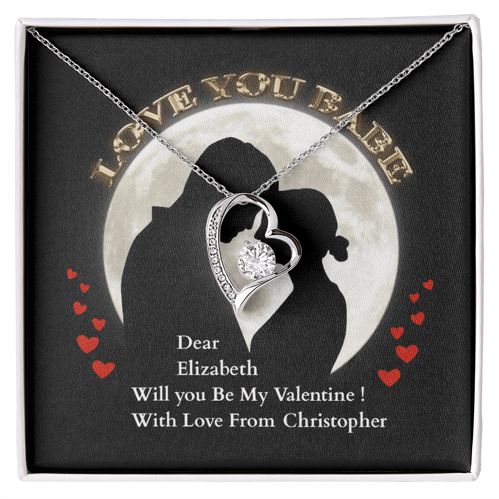 ShineOn-Fulfillment-Jewelry-14k-White-Gold-Finish-Forever-Love-Heart-Pendant-Necklace-in-Standard-Gift-Box- Romantic-Valentines-Necklace-for-Girlfriend. 