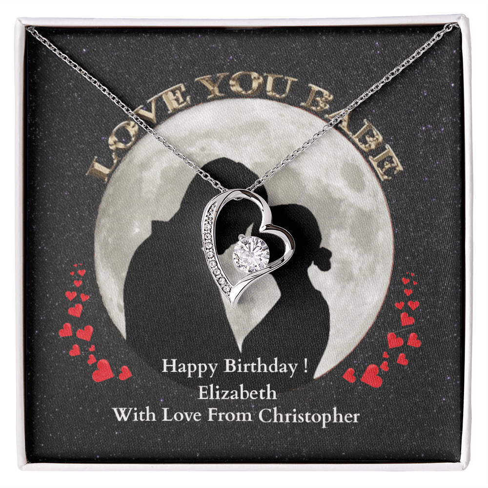 ShineOn-Fulfillment-Jewelry-14k-White-Gold-Finish-Heart-pendant-necklace-in-Standard-Gift-Box-Birthday-necklace-gift-for-girlfriend-with-personalized-gift- box-card.