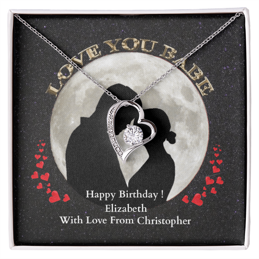 ShineOn-Fulfillment-Jewelry-14k-White-Gold-Finish-Heart-pendant-necklace-in-Standard-Gift-Box-Birthday-necklace-gift-for-girlfriend-with-personalized-gift- box-card.