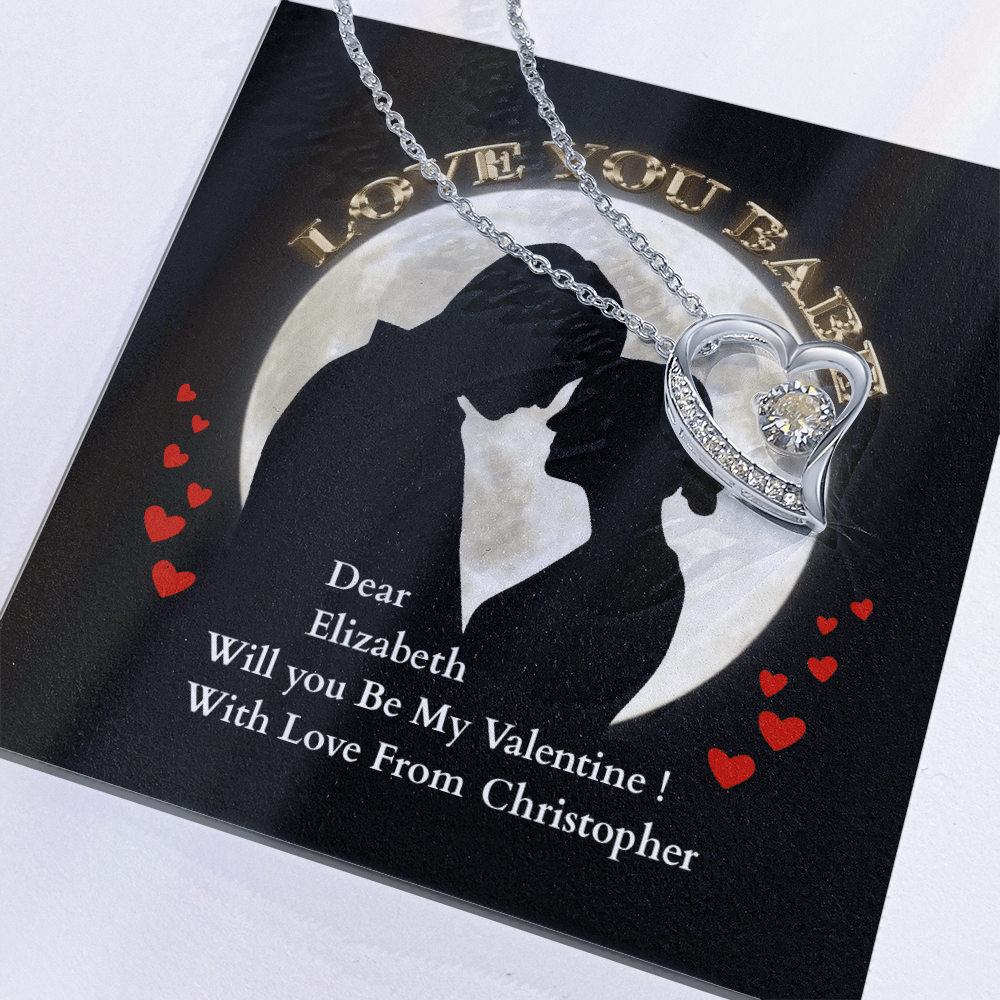 ShineOn-Fulfillment-Jewelry-14k-White-Gold-Finish-Forever-Love-Heart-Pendant-Necklace-in-Standard-Gift-Box- Romantic-Valentines-Necklace-for-Girlfriend. 