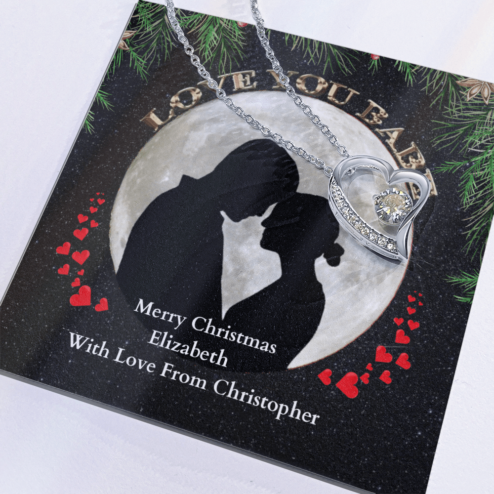 ShineOn-Fulfillment-Jewelry-14k-White-Gold-Finish-Forever-Love-Heart-Pendant-Necklace-in-Standard-Gift-Box-Christmas-necklace-gift-for-girl.
