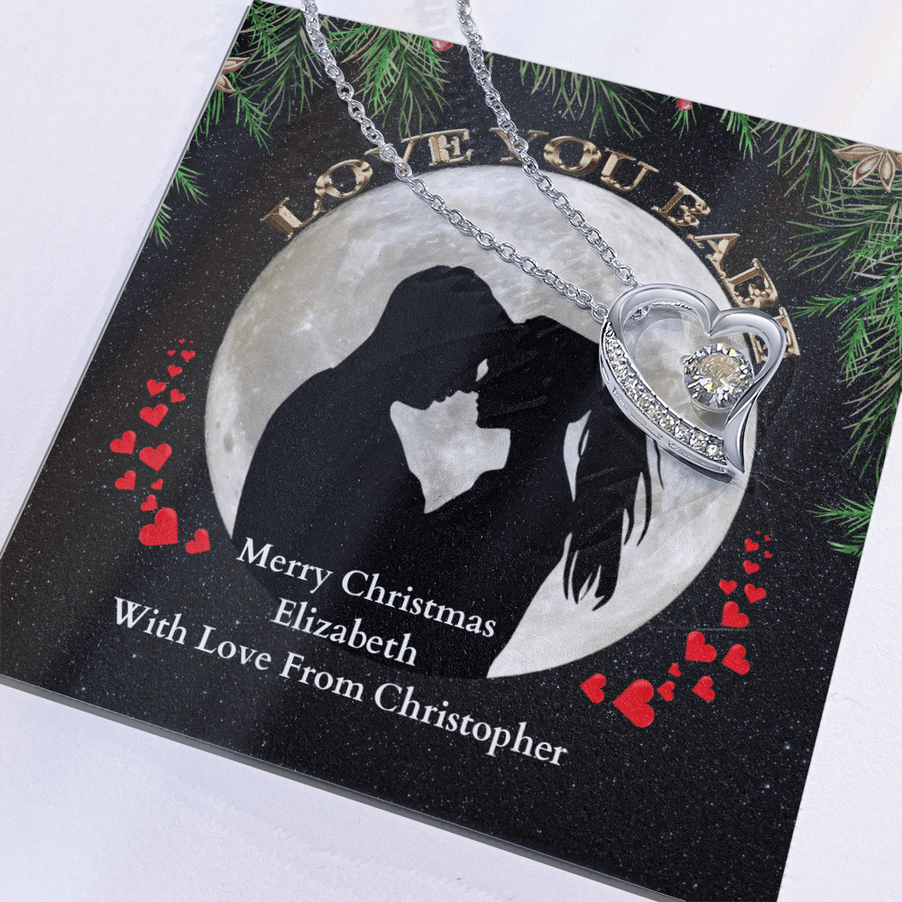 ShineOn-Fulfillment-Jewelry-14k-White-Gold-Finish-Forever-Love-Heart-Pendant-Necklace-in-Standard-Gift-Box-Christmas-necklace-gift-for-her.

