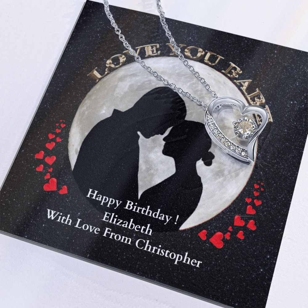 ShineOn-Fulfillment-Jewelry-14k-White-Gold-Finish-Heart-pendant-necklace-in-Standard-Gift-Box-Birthday-necklace-gift-for-girlfriend-with-personalized-gift- box-card.