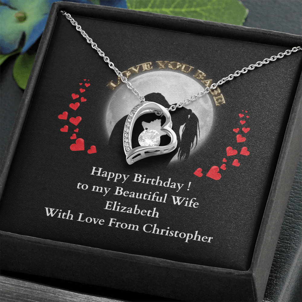 ShineOn-Fulfillment-Jewelry-14k-White-Gold-Finish-Heart-pendant-necklace-in-Standard-Gift-Box-Birthday-necklace-gift-for-Wife-with-personalized-gift- box-card.

