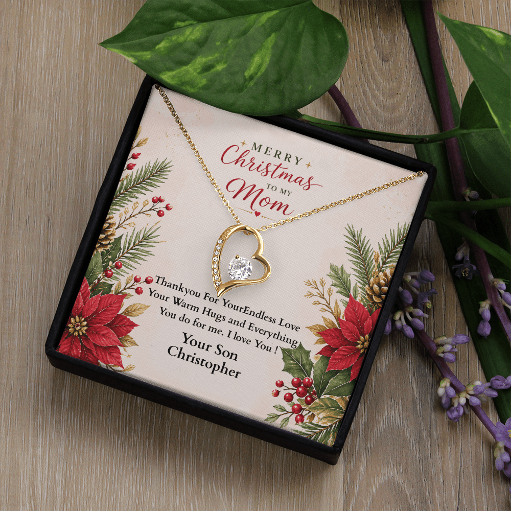 ShineOn-Fulfillment-Jewelry-18k-Yellow-Gold-Finish-Heart-pendant-necklace-in-Standard-Gift-Box-Christmas-necklace-gift-for-Mom-with-personalized-gift-box-card.


