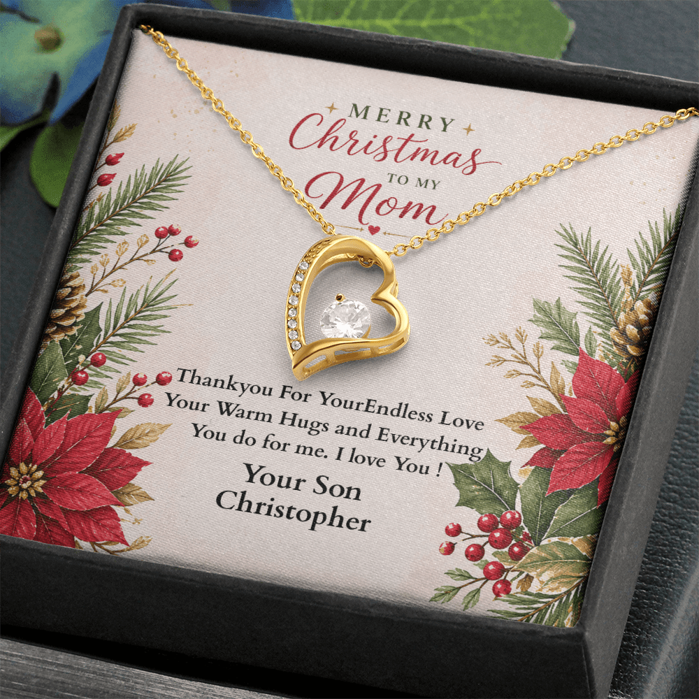 ShineOn-Fulfillment-Jewelry-18k-Yellow-Gold-Finish-Heart-pendant-necklace-in-Standard-Gift-Box-Christmas-necklace-gift-for-Mom-with-personalized-gift-box-card.


