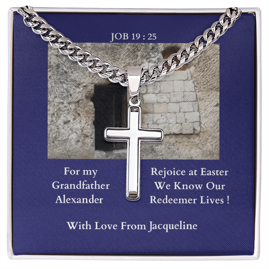 ShineOn-Fulfillment-Jewelry- Standard-Box- Polished-Stainless-Steel-Christian-Cross-Necklace-for-GrandPa 