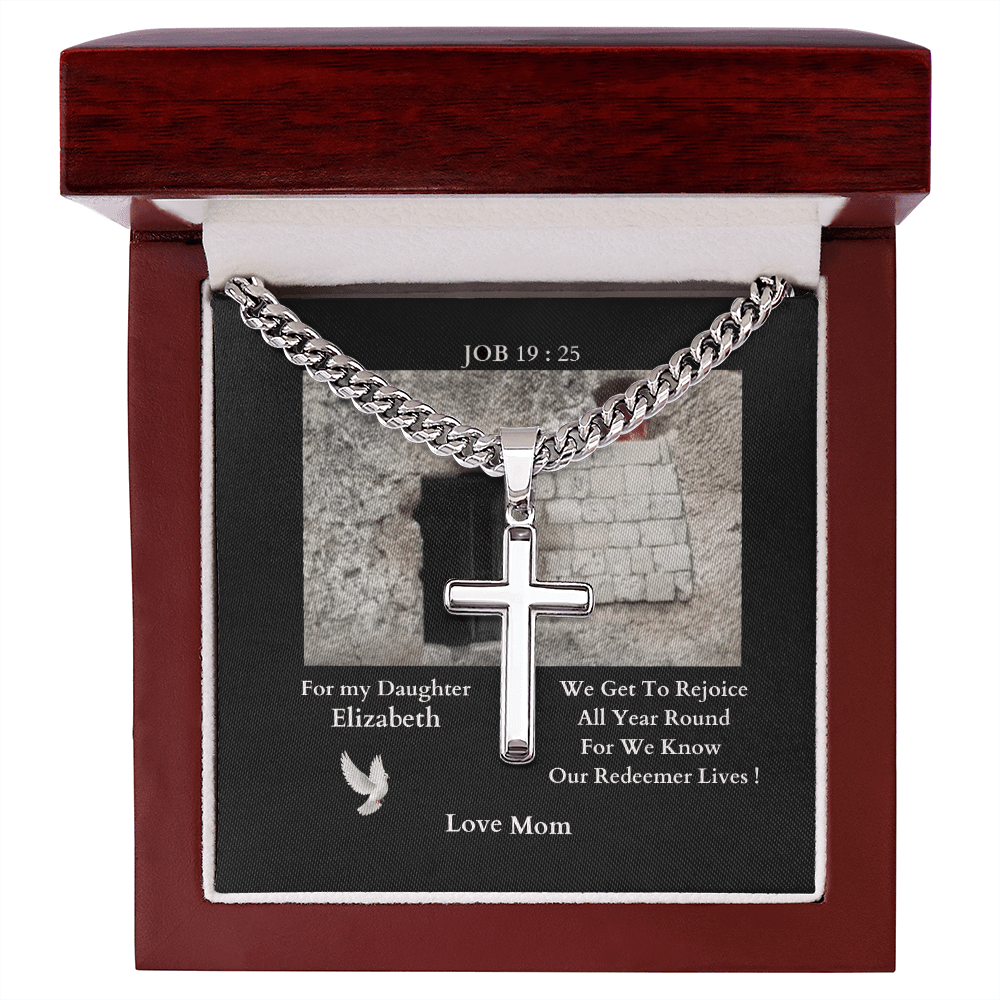 ShineOn-Fulfillment-Jewelry-Luxury Box-Polished-Stainless-Steel-Christian-Cross-Necklace-gift-for-Daughter-from-dad-or-Mom.