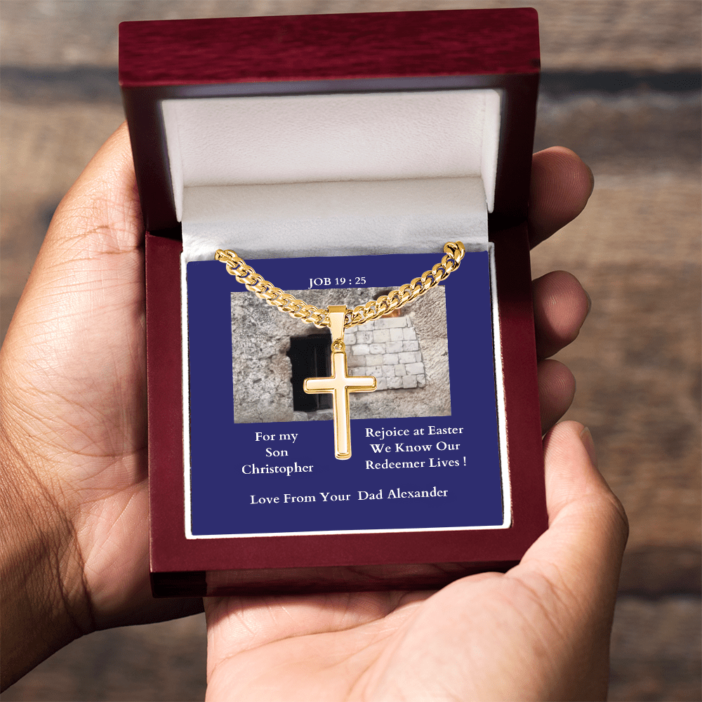 ShineOn-Fulfillment-Jewelry-Christian-Cross-Necklace-gift-for-Dad-held-in-human-hands-for-Son 