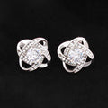 ShineOn Fulfillment Jewelry Love Knot Earrings Love Knot Stud Earrings