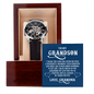 ShineOn Fulfillment Jewelry Luxury Box w/LED Openwork Watch Gift for Grand Son from Grand Ma