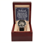 ShineOn Fulfillment Jewelry Luxury Box w/LED Openwork Watch Gift for husband from wife